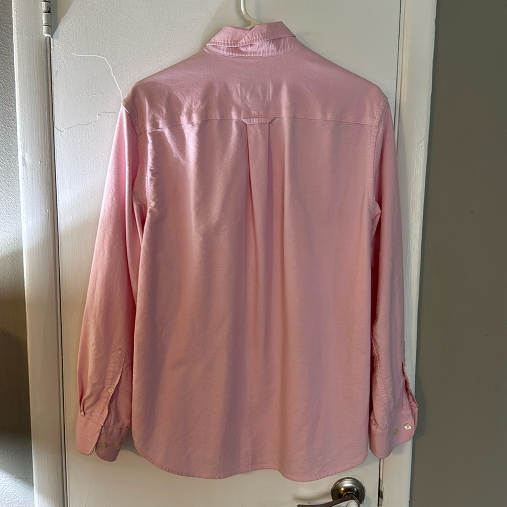 Jos A Bank Oxford dress shirt pink men’s Medium Tailored fit.